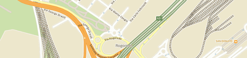 Mappa della impresa mongiardo francesco a MILANO