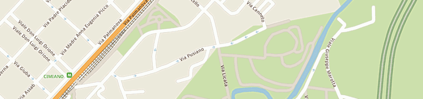 Mappa della impresa trattoria del drago a MILANO