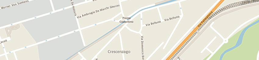 Mappa della impresa l'immaginario sas di daniele marcialis e c a MILANO