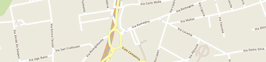 Mappa della impresa de micheli chiara a MONZA