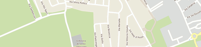 Mappa della impresa fasani valerio a SAN GIULIANO MILANESE