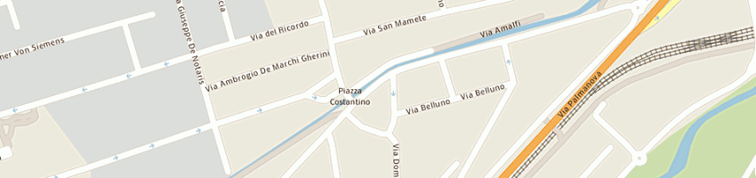 Mappa della impresa prime-milano via padova sas di alessandro tacconi e c a MILANO