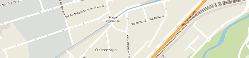 Mappa della impresa commerciale immobiliare brunetti e c (sas) a MILANO