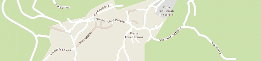 Mappa della impresa poste italiane a PROSERPIO