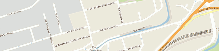 Mappa della impresa protesica srl a MILANO