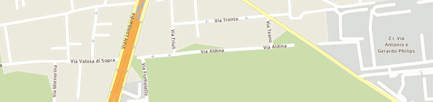 Mappa della impresa albanese giuseppe a MONZA
