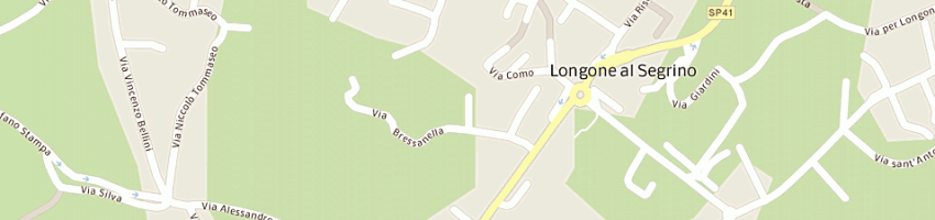 Mappa della impresa de lorenzi luigi giuseppe a LONGONE AL SEGRINO