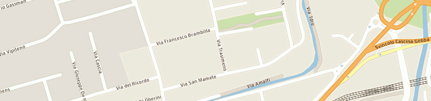 Mappa della impresa dedalo srl a MILANO
