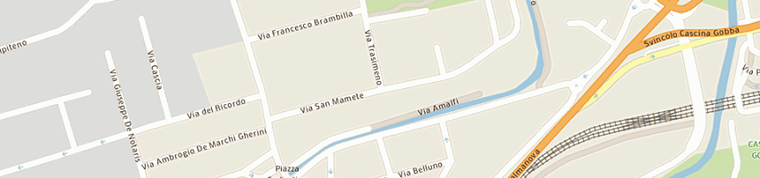 Mappa della impresa lazzaroni giuseppe antonio a MILANO