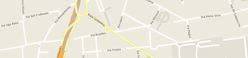 Mappa della impresa menegatti massimo a MONZA