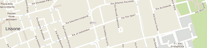 Mappa della impresa grosso rosario a LISSONE