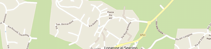 Mappa della impresa parrocchia a LONGONE AL SEGRINO