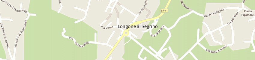 Mappa della impresa scuola elementare a LONGONE AL SEGRINO
