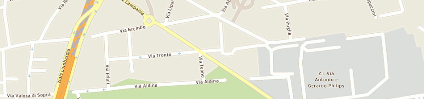 Mappa della impresa consult italia srl a MONZA