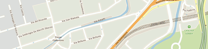 Mappa della impresa pentacrom (srl) a MILANO