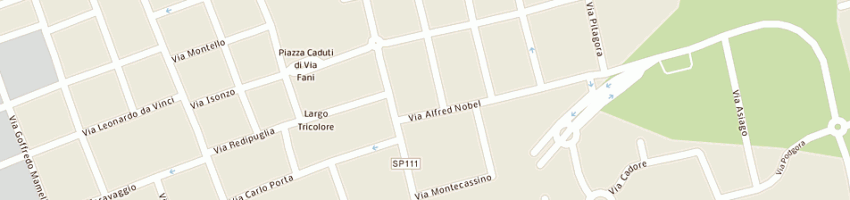 Mappa della impresa brussolo illuminazione a LISSONE
