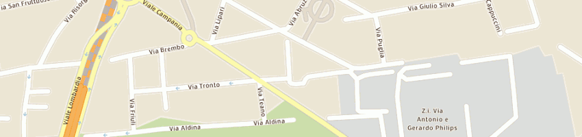 Mappa della impresa sangiorgio maddalena a MONZA