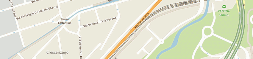 Mappa della impresa scalacromo srl a MILANO
