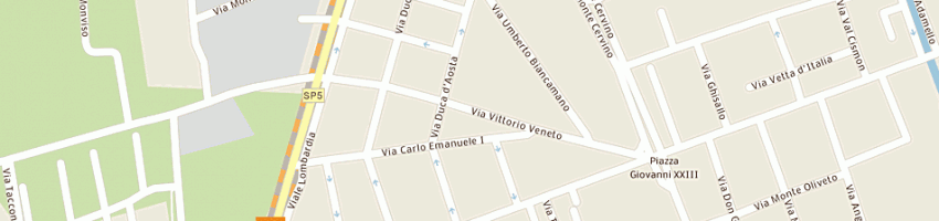 Mappa della impresa guglielmelli snc frutta e verdura a MONZA