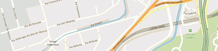 Mappa della impresa corcella giuseppe a MILANO