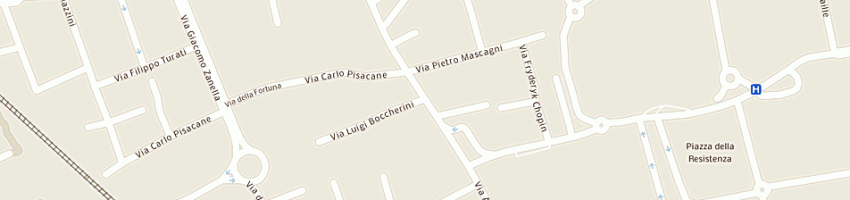 Mappa della impresa radaelli daniele a MONZA