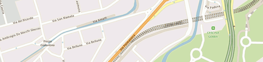 Mappa della impresa besana mario a MILANO