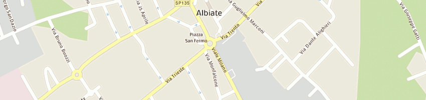 Mappa della impresa alpe srl a ALBIATE