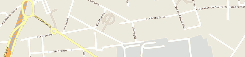 Mappa della impresa d b market srl a MONZA