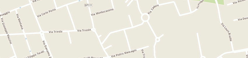 Mappa della impresa erminio reina sas di brambilla maria cherubina a MONZA