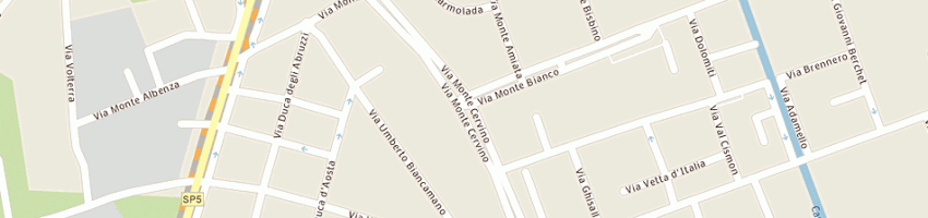 Mappa della impresa brenna angela a MONZA