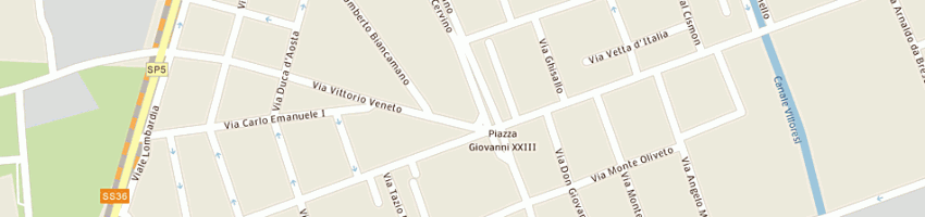 Mappa della impresa banca intesa spa a MONZA