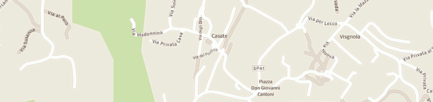 Mappa della impresa alpiflora a BELLAGIO