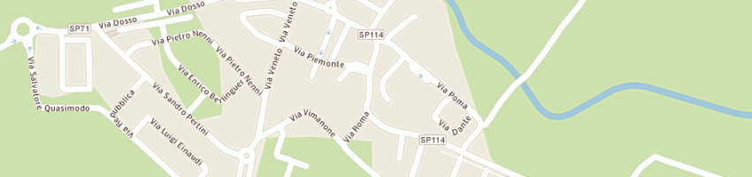 Mappa della impresa municipio a CURA CARPIGNANO