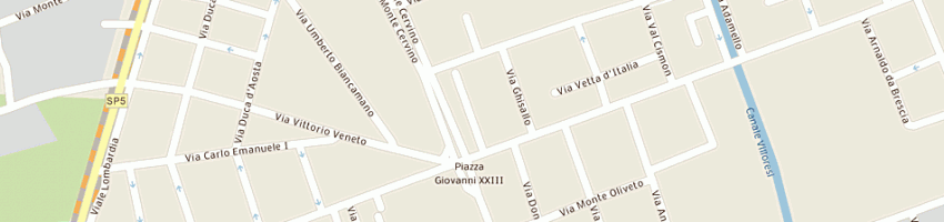 Mappa della impresa ponzo filippo a MONZA