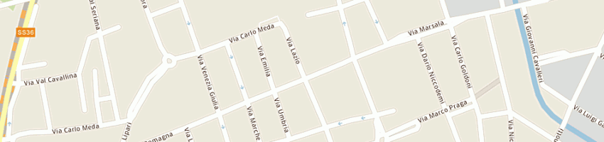 Mappa della impresa galimberti silvio srl a MONZA