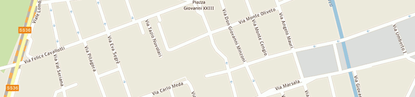 Mappa della impresa crb sas di manlio carbucicchio e c a MONZA