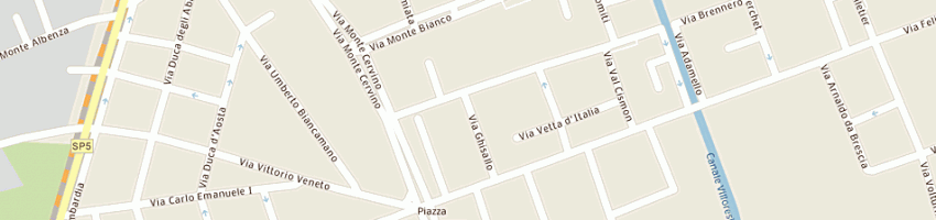 Mappa della impresa la bomboniera di paleari rosa a MONZA