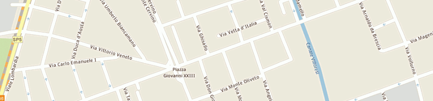 Mappa della impresa bar derby snc a MONZA