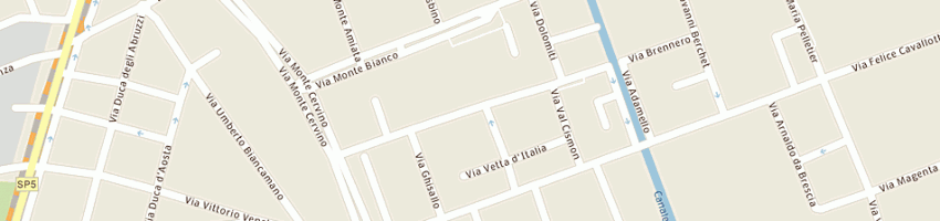 Mappa della impresa viscar snc di farini simone e c a MONZA
