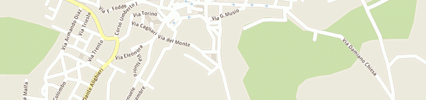 Mappa della impresa bacciu salvatore a BUDDUSO 