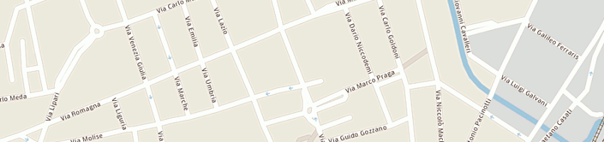 Mappa della impresa panificio rivolta sas di rivolta carlo mose' e c a MONZA