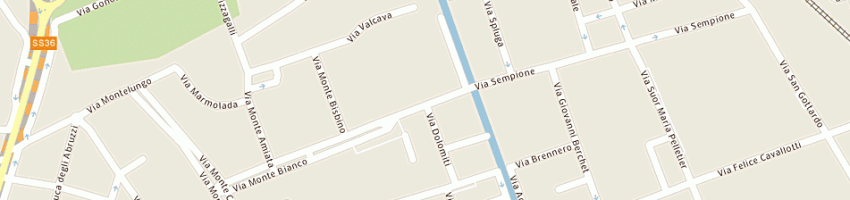 Mappa della impresa sarah srl a MONZA