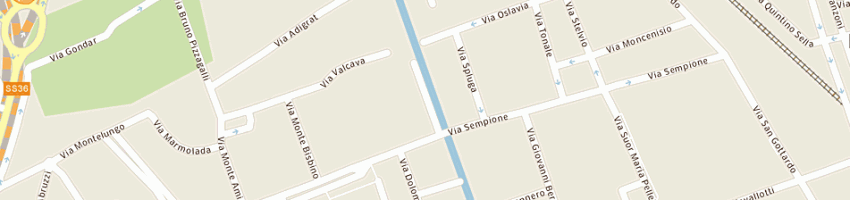 Mappa della impresa di messa gualtiero e c a MONZA