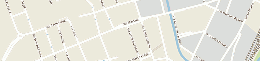 Mappa della impresa target sas di bon claudio e c a MONZA