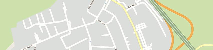 Mappa della impresa messaggerie italiane srl a SAN GIULIANO MILANESE