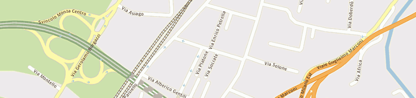 Mappa della impresa comune di monza a MONZA