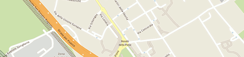 Mappa della impresa m1 sas di v di nunzio e c a SAN DONATO MILANESE