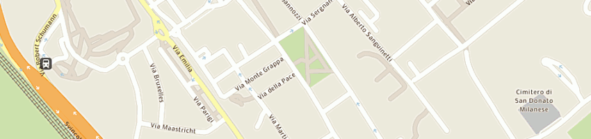 Mappa della impresa griffe diffusion srl a SAN DONATO MILANESE