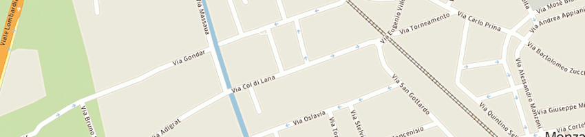 Mappa della impresa gusella lino a MONZA