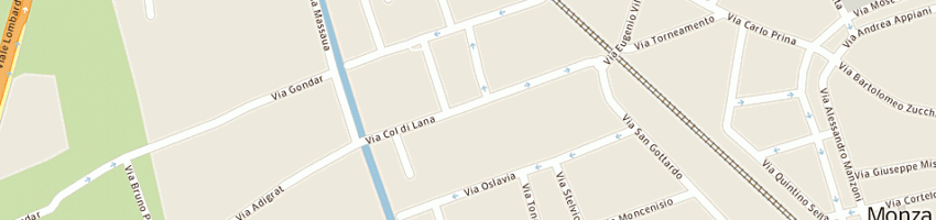 Mappa della impresa ambulatorio veterinario drmichela bozzi-drcristina valsasnini a MONZA
